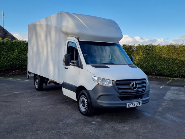 2018 (68) Mercedes-Benz SPRINTER 314 CDI L3 Long Diesel Rwd 3.5t Luton Van with Tail Lift EU 6 // PBT00-283